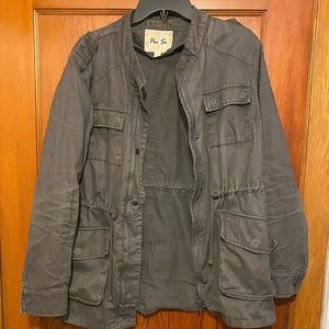 Grey Cargo Jacket